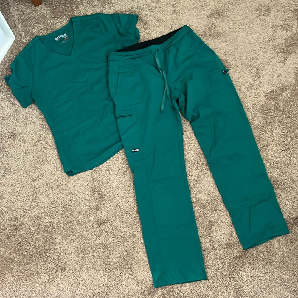 Greys Anatomy Spandex Stretch scrub set